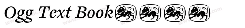 Ogg Text Book字体转换